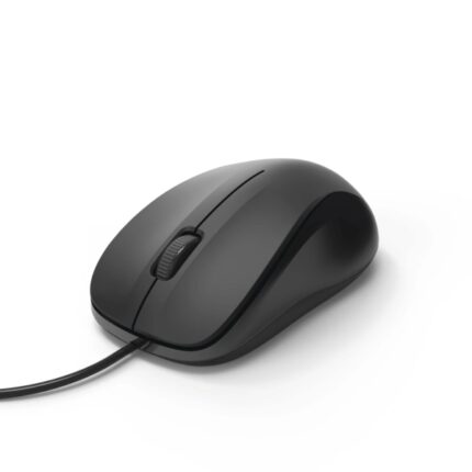 Hama Cm-300 Mouse ottico 1200 dpi - Cavo 180 cm - 3 pulsanti - Silenzioso - Ambidestro - 5