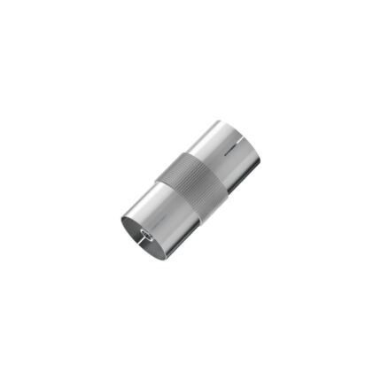 Hama Essential Adattatore antenna - Doppio coassiale maschio - Colore argento