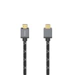 Cavo HDMI 8K maschio Hama Prime - Lunghezza 3 m - Certificato - Supporta eARC e 3D - Terminali placcati in oro - Ethernet - Velocità fino a 48 Gbps - Schermatura completa - Colore grigio - immagine 2