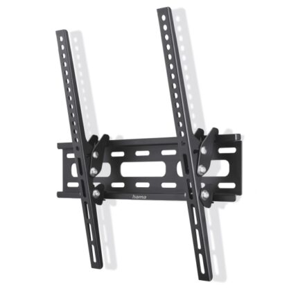 Hama Supporto fisso a parete per TV fino a 75" - Peso max 40 kg - Inclinabile - VESA 400x400 mm - Acciaio - Livella a bolla integrata - Colore nero