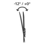 Hama Supporto fisso a parete per TV fino a 65" - Peso max 35 kg - Inclinabile - VESA 400x400 mm - Acciaio - Livella a bolla - Colore nero - immagine 2