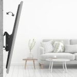 Hama Supporto fisso a parete per TV fino a 120" - Peso max 100 kg - Inclinabile - VESA 1100x600 mm - Acciaio - Livella a bolla - Colore nero - immagine 3