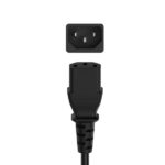 Cavo di alimentazione Hama Essential angolato CEE7/16 maschio - femmina C7 - lunghezza 1,5 m - colore nero - immagine 3