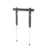 Hama Supporto fisso a parete per TV fino a 90" - Peso max 80 kg - VESA 600x400 mm - Acciaio - Livella a bolla - Colore nero e grigio