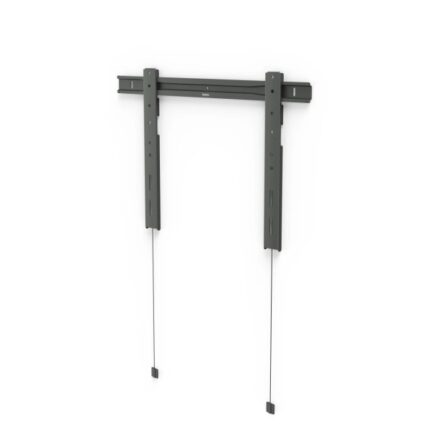 Hama Supporto fisso a parete per TV fino a 90" - Peso max 80 kg - VESA 600x400 mm - Acciaio - Livella a bolla - Colore nero e grigio