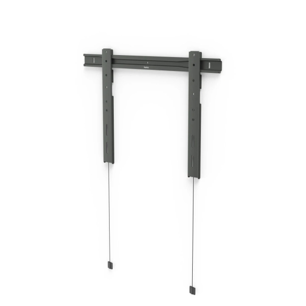 Hama Supporto fisso a parete per TV fino a 90" - Peso max 80 kg - VESA 600x400 mm - Acciaio - Livella a bolla - Colore nero e grigio Hama Supporto fisso a parete per TV fino a 90" - Peso max 80 kg - VESA 600x400 mm - Acciaio - Livella a bolla - Colore nero e grigio