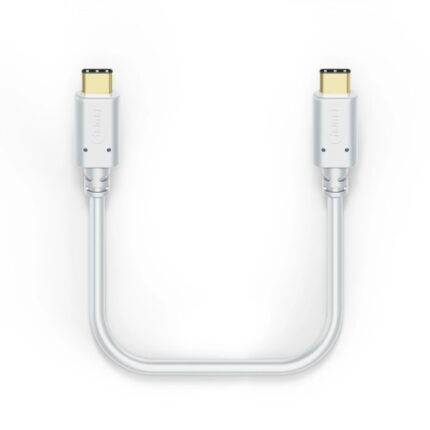 5 m - Velocità fino a 480 Mbps - Placcato in oro - Colore bianco