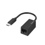Adattatore di rete Hama - USB-C maschio - Ethernet RJ45 femmina - Colore nero