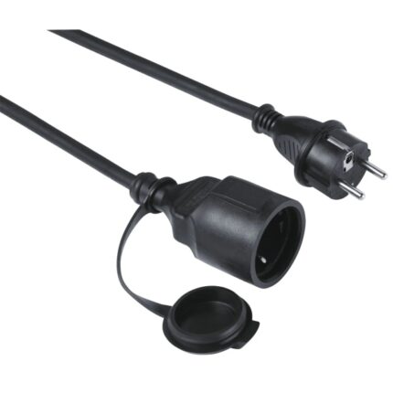 Hama Outdoor  Cavo di alimentazione prolunga per esterni - Potenza massima 3680 W - Lunghezza 5 m - Sezione 1