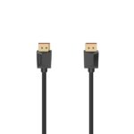 Cavo DisplayPort 2.1 8K Hama Essential - Lunghezza 2 m - Doppia schermatura - Velocità fino a 40 Gbps - Colore nero