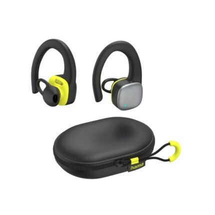 Hama Spirit Athletics Auricolari sportivi - Bluetooth - Autonomia fino a 7 ore - Microfono omnidirezionale - Portata 10 m - IPX5 - Assistente vocale - Ricarica tramite USB-C - Colore nero