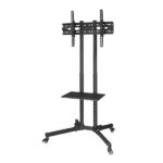 Hama Trolley Supporto con ruote per TV fino a 75" - Peso max 10 kg - VESA 600x400 mm - Acciaio - Altezza regolabile - 88