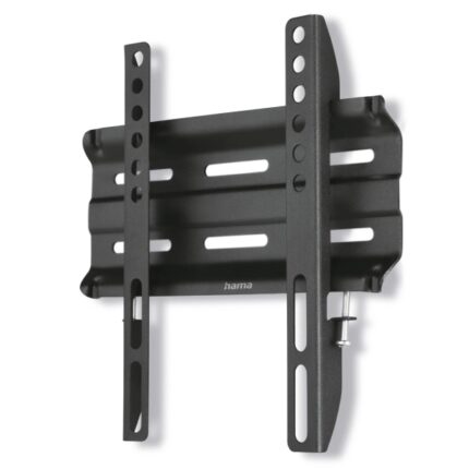 Hama Supporto fisso a parete per TV fino a 48" - Peso massimo 25 kg - VESA 200 x 200 mm - Acciaio - Livella a bolla - Colore nero