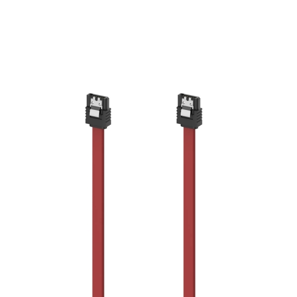 Cavo dati Sata III Hama Essential - Velocità fino a 6 Gbps - Lunghezza 45 cm - Colore rosso Cavo dati Sata III Hama Essential - Velocità fino a 6 Gbps - Lunghezza 45 cm - Colore rosso