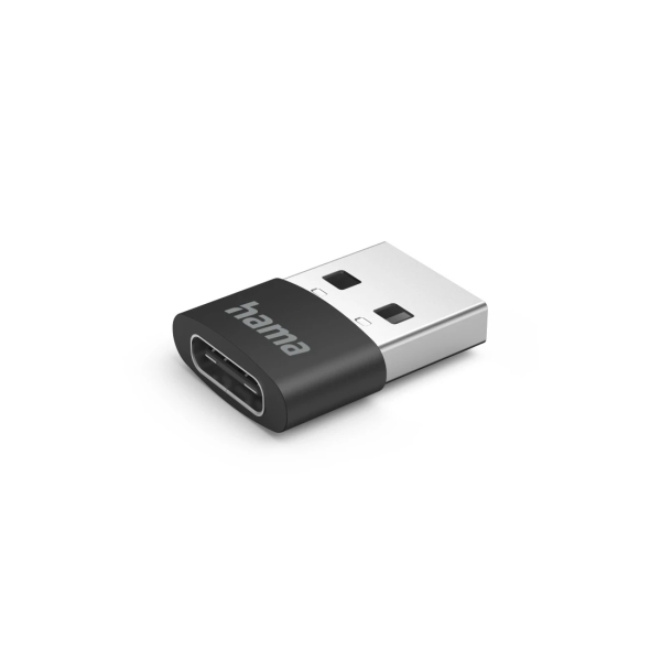 Hama Confezione da 3 adattatori USB - USB-A maschio - USB-C maschio - Velocità fino a 480 Mbit/s - Colore nero Hama Confezione da 3 adattatori USB - USB-A maschio - USB-C maschio - Velocità fino a 480 Mbit/s - Colore nero