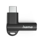 Adattatore angolato Hama - 90º - USB-C maschio - Jack 3,5 mm femmina - Colore nero - immagine 4