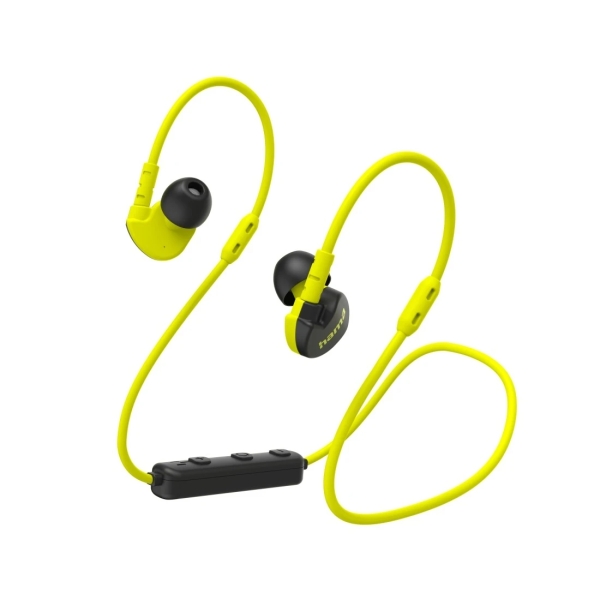 Hama Freedom Athletics III Auricolari sportivi - Bluetooth - Portata 10 m - Microfono omnidirezionale - Assistente vocale - Ricarica tramite USB-C - Colore nero e giallo Hama Freedom Athletics III Auricolari sportivi - Bluetooth - Portata 10 m - Microfono omnidirezionale - Assistente vocale - Ricarica tramite USB-C - Colore nero e giallo