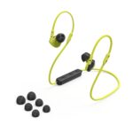 Hama Freedom Athletics III Auricolari sportivi - Bluetooth - Portata 10 m - Microfono omnidirezionale - Assistente vocale - Ricarica tramite USB-C - Colore nero e giallo - immagine 4