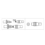 Hama Essential Connettore coassiale femmina - Adatto per cavi da 5 a 7 mm - Fissaggio con pinza - Colore bianco - immagine 2
