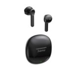 Hama Action One Cuffie con microfono omnidirezionale - Bluetooth - Portata 10 m - Assistente vocale - Ricarica tramite USB-C - Colore nero