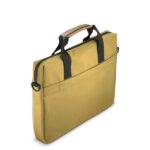 Hama Silvan Borsa per laptop fino a 16,2" - Poliestere riciclato - Tasca frontale - Interno imbottito - 42x5x32cm - Colore beige e giallo - immagine 3