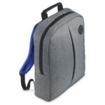 6" - Capacità 14 L - Poliestere - Interno imbottito - Tasca frontale - 35 x 46 x 9 cm - Colore grigio