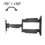 Hama Supporto a parete per TV fino a 48" - Peso max 35 kg - Inclinabile - Girevole - VESA 200x200 mm - Acciaio - Gestione cavi - Colore nero - immagine 3