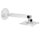 Supporto da soffitto per proiettore Hama - Supporta fino a 15 kg - Altezza regolabile tra 13 e 63,5 cm - Rotante a 360º - Acciaio - Colore bianco - immagine 3