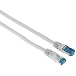 Cavo di rete UTP RJ45 Cat-6 Hama Entry - Lunghezza 3 m - Velocità fino a 1 Gbps - Schermato - Colore grigio