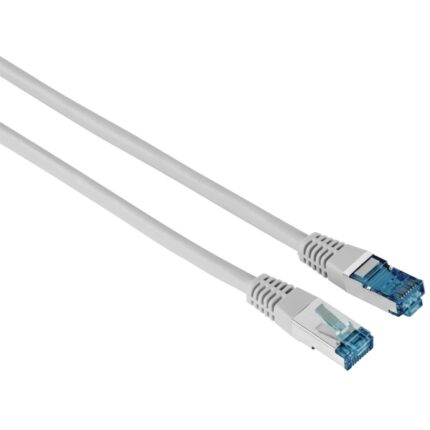 Cavo di rete UTP RJ45 Cat-6 Hama Entry - Lunghezza 3 m - Velocità fino a 1 Gbps - Schermato - Colore grigio