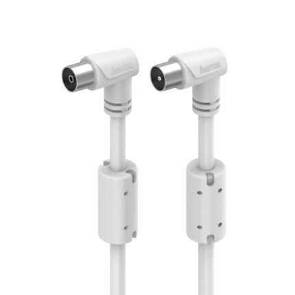 5 m - Tripla schermatura - Schermatura 90 dB - Impedenza 75 Ohm - Colore bianco