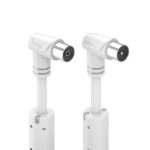 Cavo coassiale per antenna maschio/femmina Hama Essential - Lunghezza 1,5 m - Tripla schermatura - Schermatura 90 dB - Impedenza 75 Ohm - Colore bianco - immagine 3