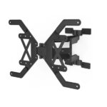 Hama Supporto a parete per TV fino a 90" - Peso max 40 kg - Inclinabile - Girevole - Extrapiatto - VESA 600x400 mm - Alluminio - Gestione cavi - Dima di foratura - Colore nero