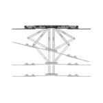 Hama Supporto a parete per TV fino a 90" - Peso max 40 kg - Inclinabile - Girevole - Extrapiatto - VESA 600x400 mm - Alluminio - Gestione cavi - Dima di foratura - Colore nero - immagine 4