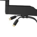 Hama Supporto a parete per TV fino a 90" - Peso max 40 kg - Inclinabile - Girevole - Extrapiatto - VESA 600x400 mm - Alluminio - Gestione cavi - Dima di foratura - Colore nero - immagine 5