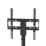 Supporto TV Hama fino a 55" - Peso max 30 kg - Girevole - VESA 400x400 mm - Altezza regolabile - Gestione cavi - Acciaio - Colore nero - immagine 2
