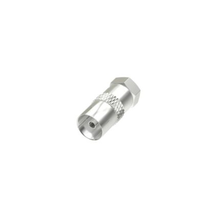 Hama Essential Adattatore da connettore F a coassiale - Colore argento