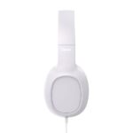 Hama Fun C Cuffie con microfono omnidirezionale - Cavo da 1,2 m - Archetto regolabile - Cuscinetti in pelle - Colore bianco - immagine 3