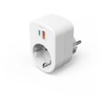 Hama Ciabatta con 3 prese - Potenza massima 3680 W - 1x Schuko - 1x USB-C - 1x USB-A - Power Delivery - Colore bianco