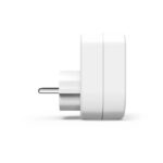 Hama Ciabatta con 3 prese - Potenza massima 3680 W - 1x Schuko - 1x USB-C - 1x USB-A - Power Delivery - Colore bianco - immagine 3
