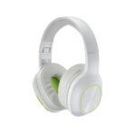 Hama Spirit Calypso II Cuffie con microfono omnidirezionale - Bluetooth - Archetto regolabile - Portata 10 m - Pieghevoli - Assistente vocale - Ricarica tramite USB-C - Colore bianco e verde - immagine 4