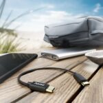 2 m - Velocità fino a 480 Mbps - Placcato in oro - Colore nero