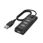 Hama Essential Hub USB 2.0 - Cavo USB-A integrato da 1
