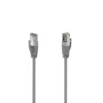 Hama Essential Cavo di rete UTP RJ45 Cat-5e - Lunghezza 3 m - Velocità fino a 1 Gbps - Schermato - Colore grigio
