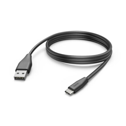 Cavo USB Hama - Lunghezza 3 m - USB-A maschio - USB-C maschio - Velocità fino a 480 Mbps - Nichelato - Colore nero