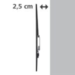 Hama Supporto fisso a parete per TV fino a 75" - Peso max 40 kg - VESA 400x400 mm - Acciaio - Livella a bolla - Colore nero - immagine 3