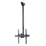 Hama Supporto a soffitto per TV fino a 65" - Peso massimo 50 kg - Inclinabile - Girevole - VESA 400x400 mm - Acciaio - Colore nero
