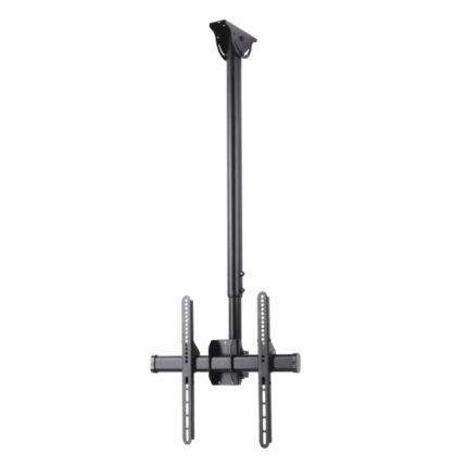 Hama Supporto a soffitto per TV fino a 65" - Peso massimo 50 kg - Inclinabile - Girevole - VESA 400x400 mm - Acciaio - Colore nero