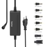 Hama Alimentatore multi-dispositivo - Potenza 36 W - Tensione 15 V - Indicatore LED - 7 adattatori - Intensità massima 3 A - Tensione regolabile - Colore nero