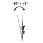 Hama Supporto fisso a parete per TV fino a 75" - Peso max 40 kg - Inclinabile - VESA 600x400 mm - Acciaio - Livella a bolla integrata - Colore nero - immagine 5